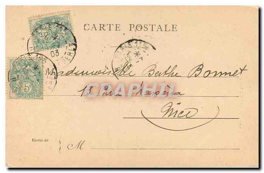 CPA Paris Le Palais du Luxembourg  — Rückseite