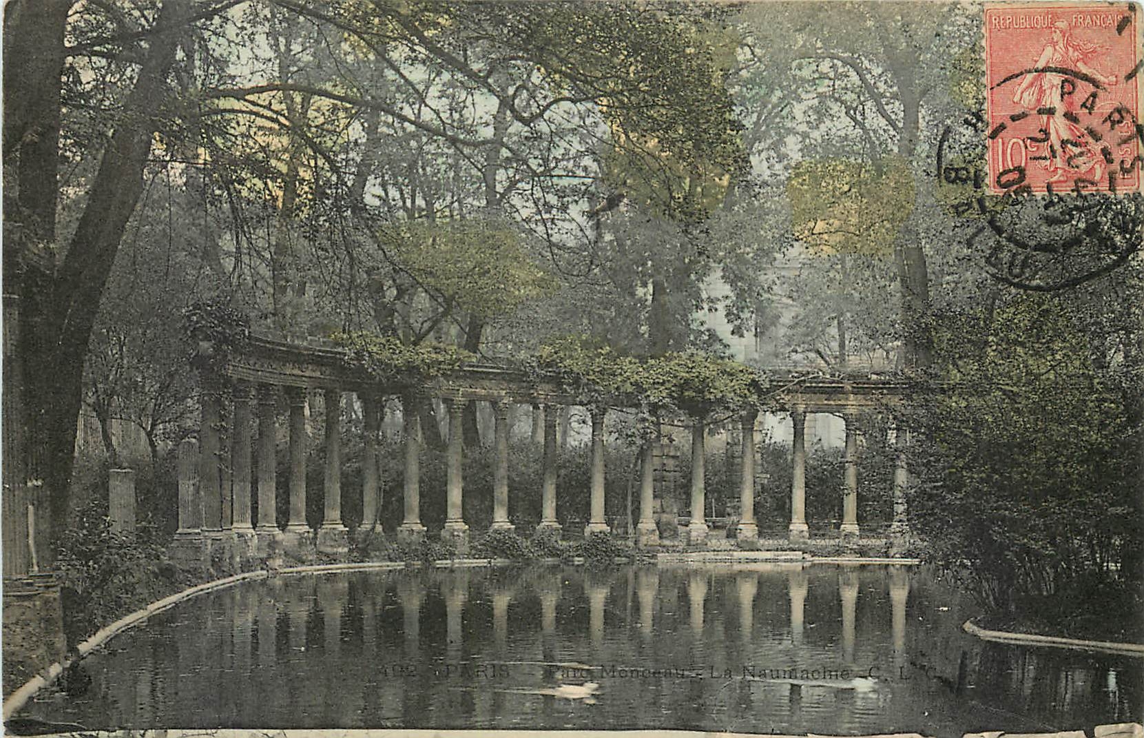 CPA Paris Parc Monceau La Naumachie