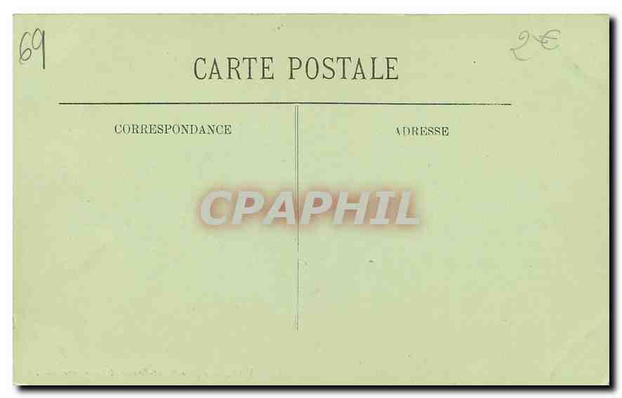 CPA Lyon Eglise Saint Bruno et Fourviere  — Verso