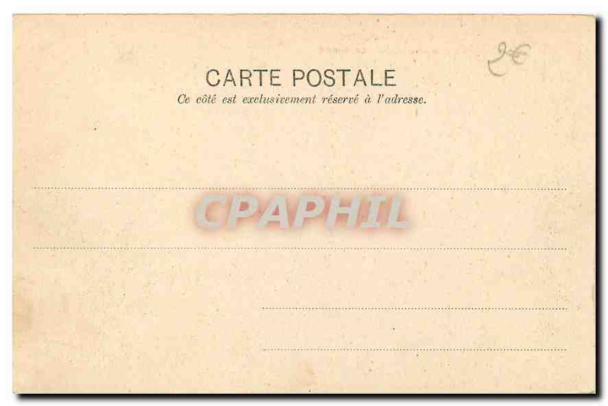 CPA Lyon Tombeau du Marechal de Castellane  — Verso