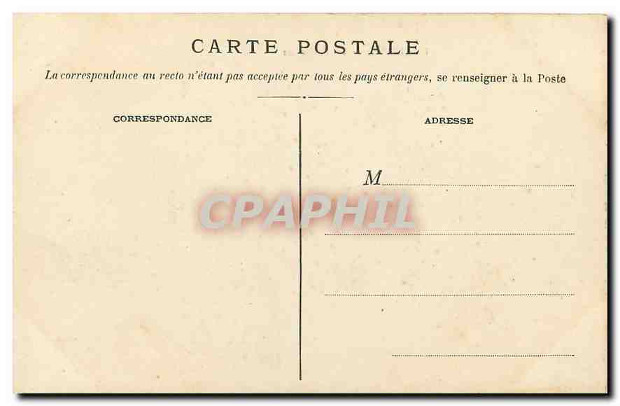CPA Lyon La Prefecture  — Verso