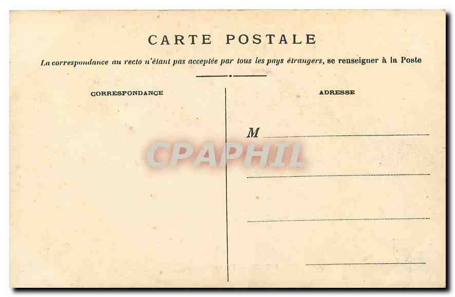 CPA Lyon Place Carnot l'Hiver  — Verso