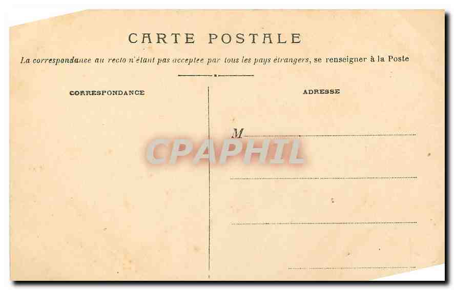 LYON — La Place Bellecour pendant la Musique — Éditeur E.F. n°119 — Verso