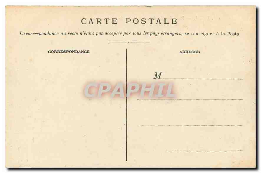 CPA Lyon Place des Cordiellers et Eglise St Bonaventure  — Verso