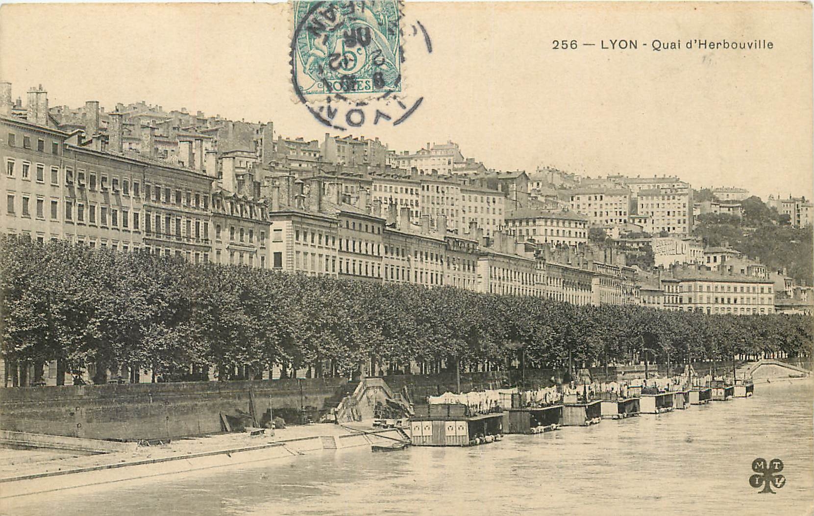 CPA Lyon Quai d'Herbouville 