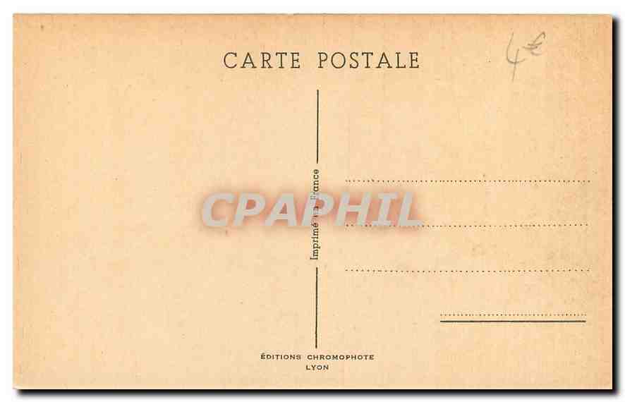 CPA Lyon Place de la Republique  — Verso