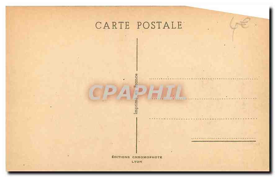 CPA Lyon Place des Terreaux l'Hotel de Ville La Fontaine  — Rückseite