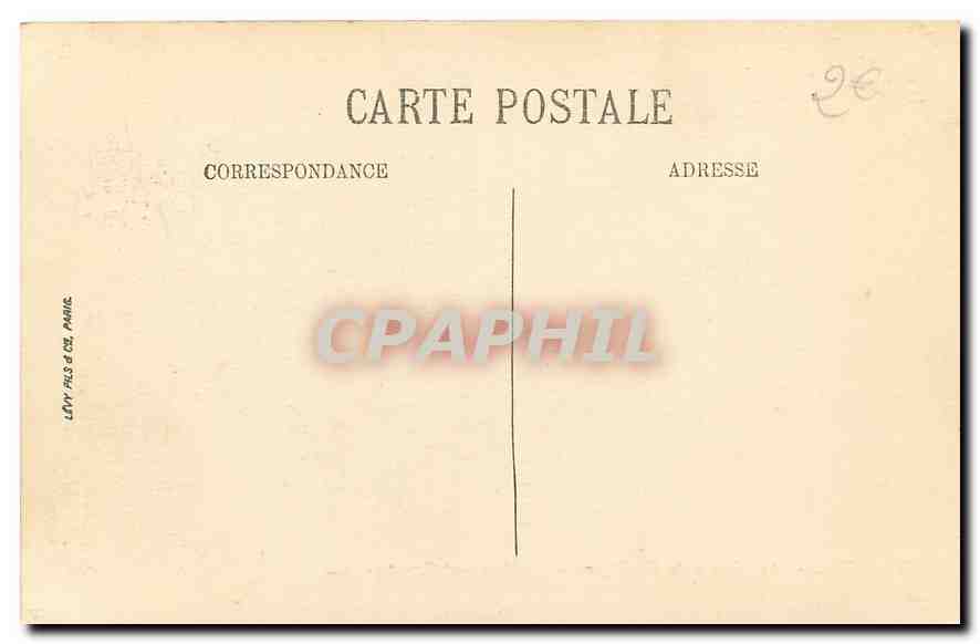 CPA Lyon La Place de la Republique Le Monument Carnot  — Verso