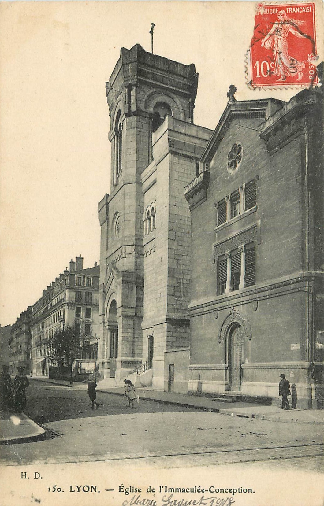 CPA Lyon Eglise de l'Immaculee Conception 