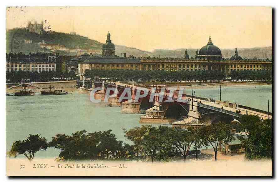 CPA Lyon Le Pont de la Guillotiere 