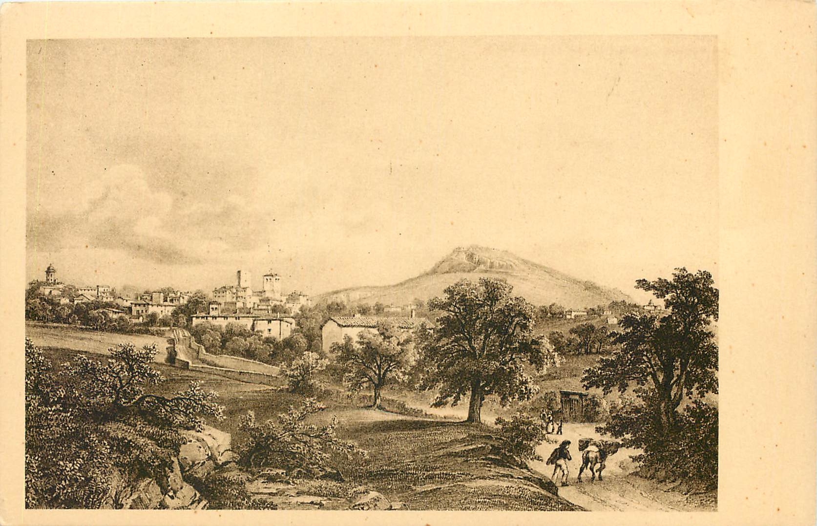 CPA Le vieux Lyonnais St Cyr et le Mont Cindre Rhone 