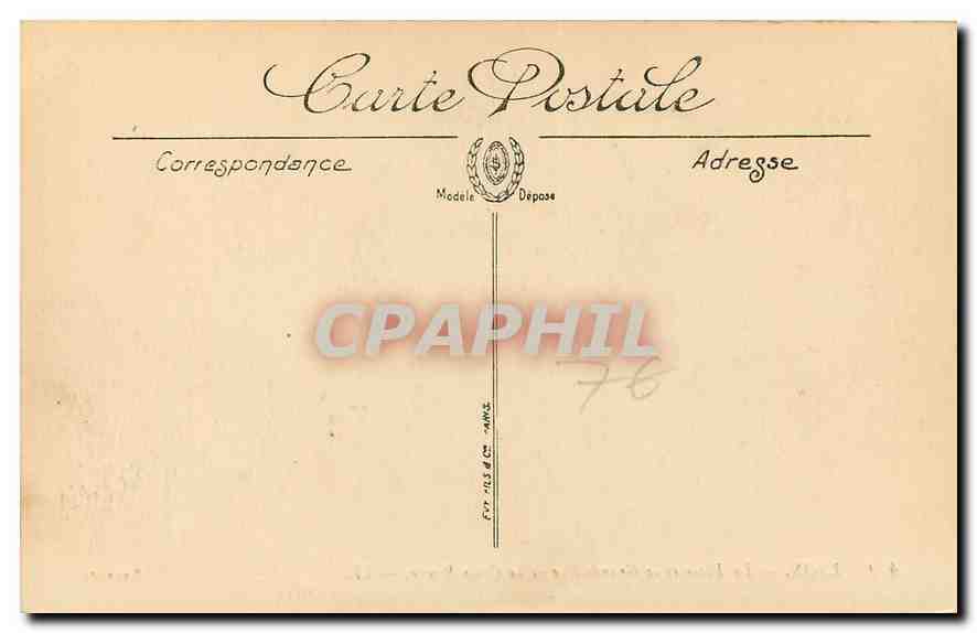 CPA Lyon La Place et  — Verso