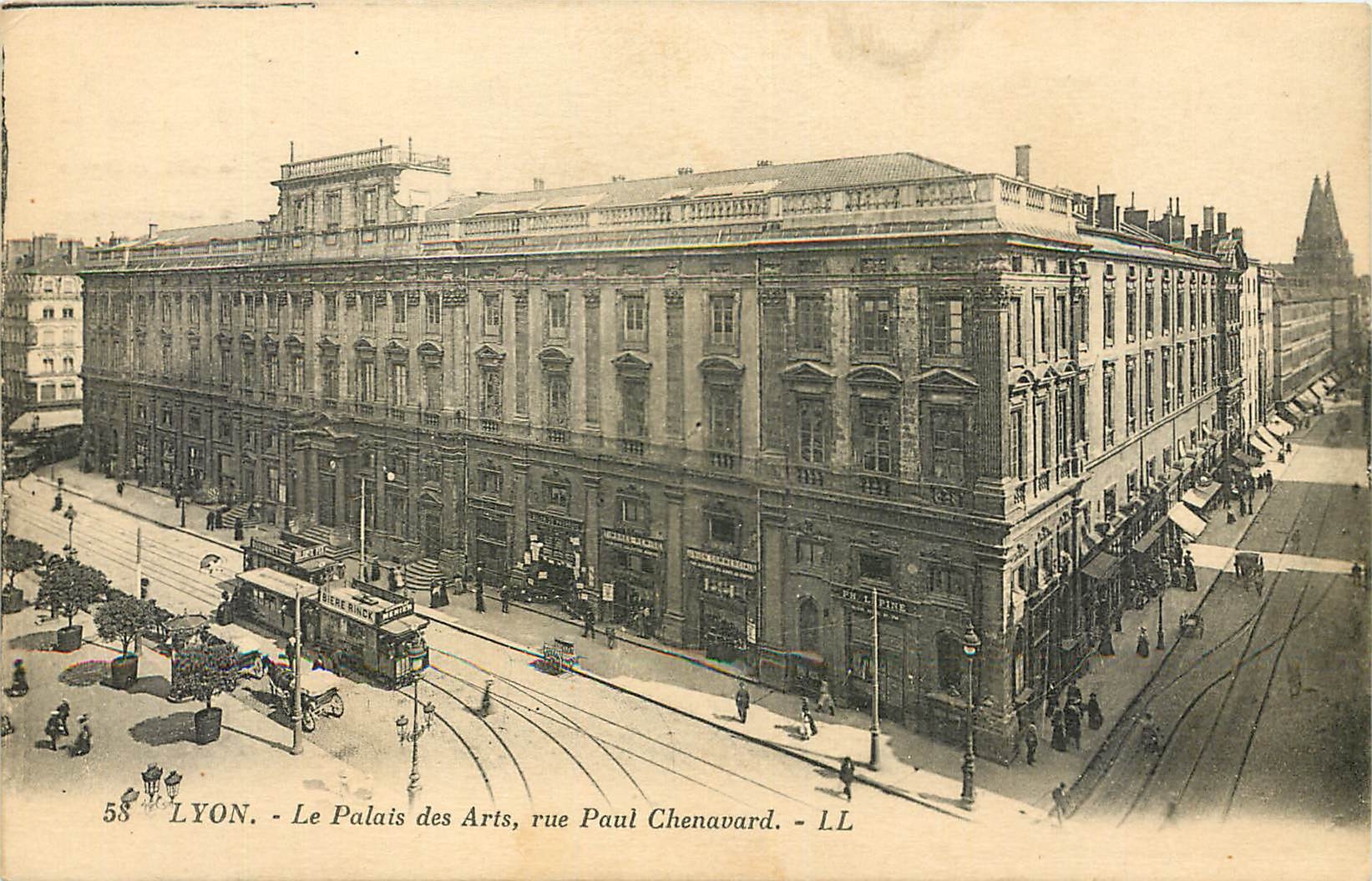 CPA Lyon Le Palais des Arts rue Paul Chenavard 