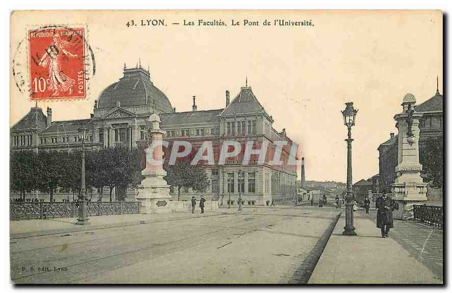 CPA Lyon Les Facultes Le Pont de l'Universite 