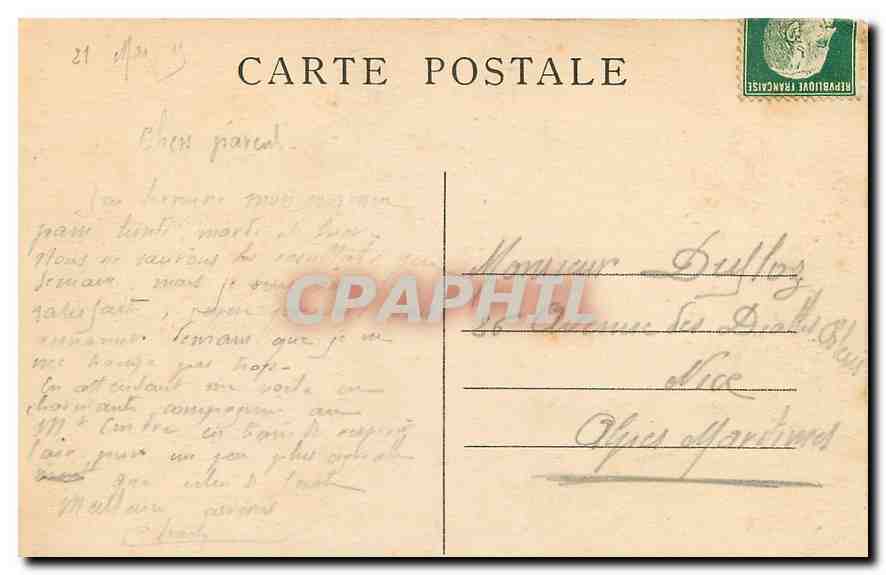 CPA St Vyr au Mony d'Or Rhone Le Belvedere du Mont Cindre  — Verso