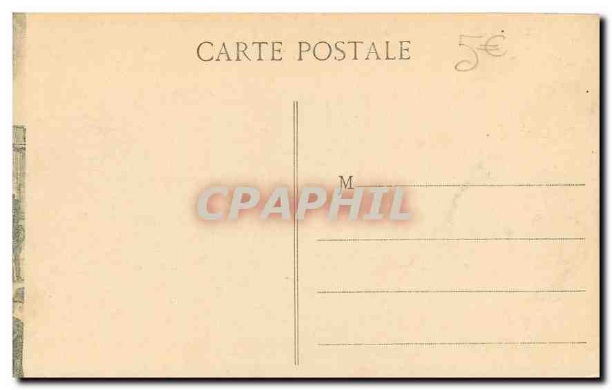 CPA Exposition Internationale de Lyon 1914 — Verso