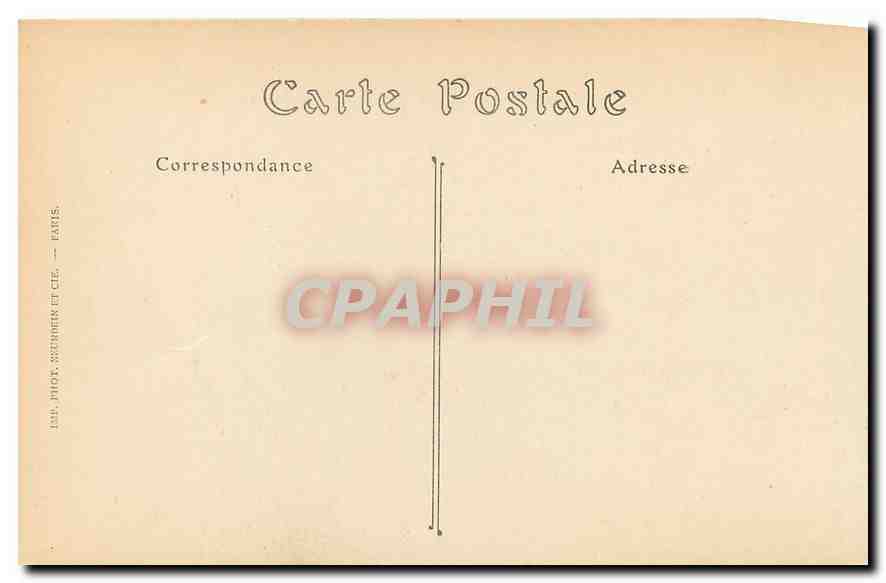CPA Pau Le Gave et la Chaine des Pyrenees  — Verso