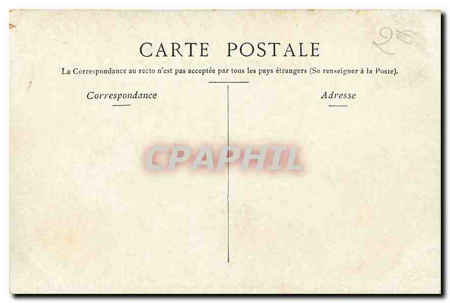 CPA Lyon Passerelle du College  — Verso