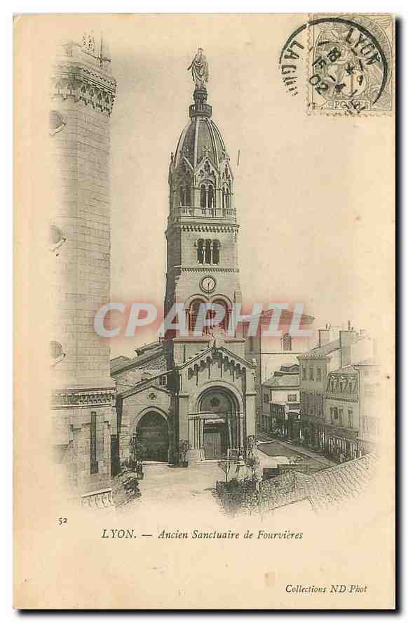 CPA Lyon Ancien Sanctuaire de Fourvieres 