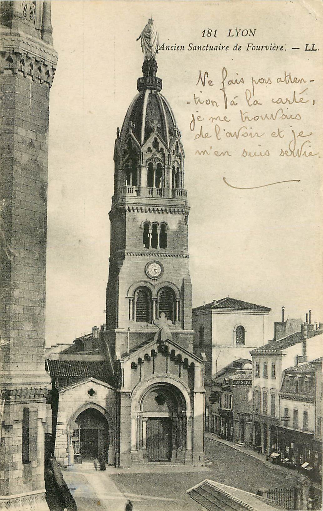 CPA Lyon Ancien Sanctuaire de Fourviere 