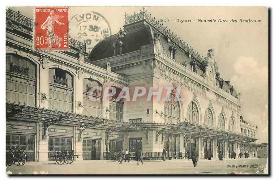 CPA Lyon Nouvelle Gare des Brotteaux 