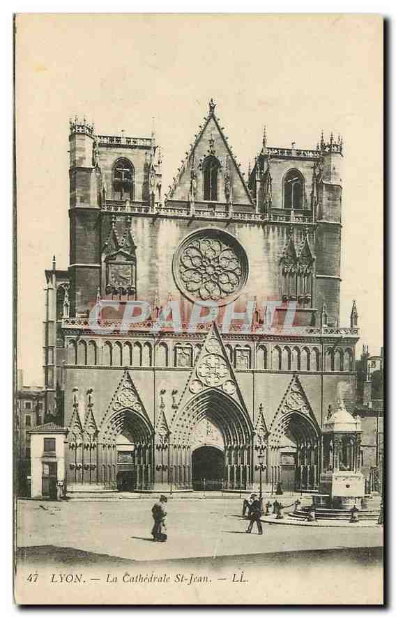 CPA Lyon La Cathedrale St Jean 