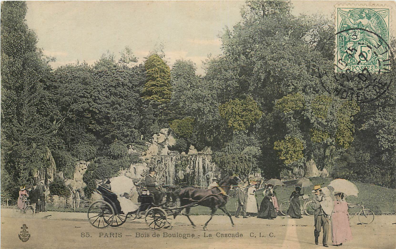 CPA Paris Bois de Boulogne Le Cascade 