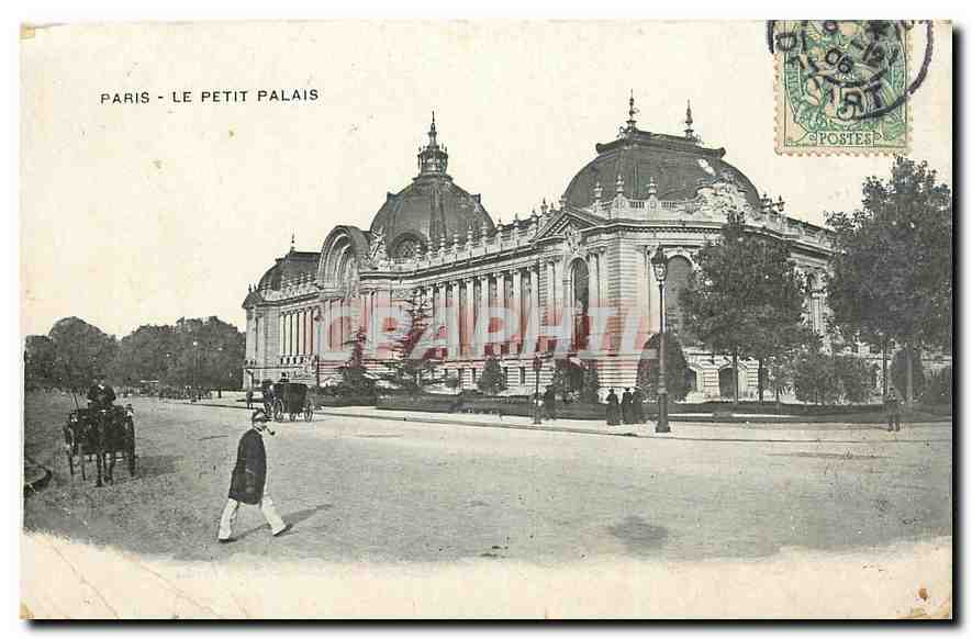 CPA Paris Le petit Palais 