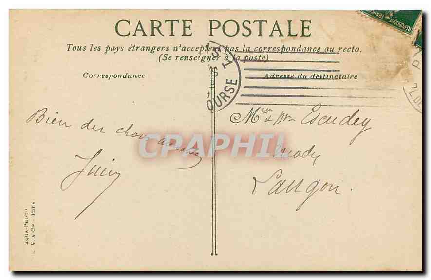 CPA Paris Porte Saint Denis  — Rückseite