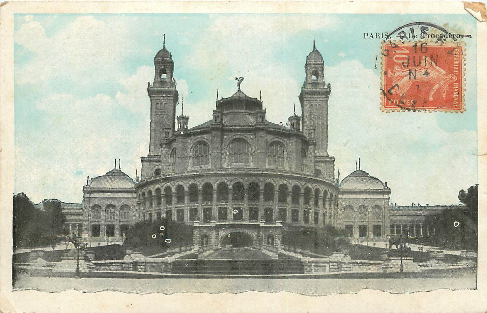 CPA Paris Le Trocadero 