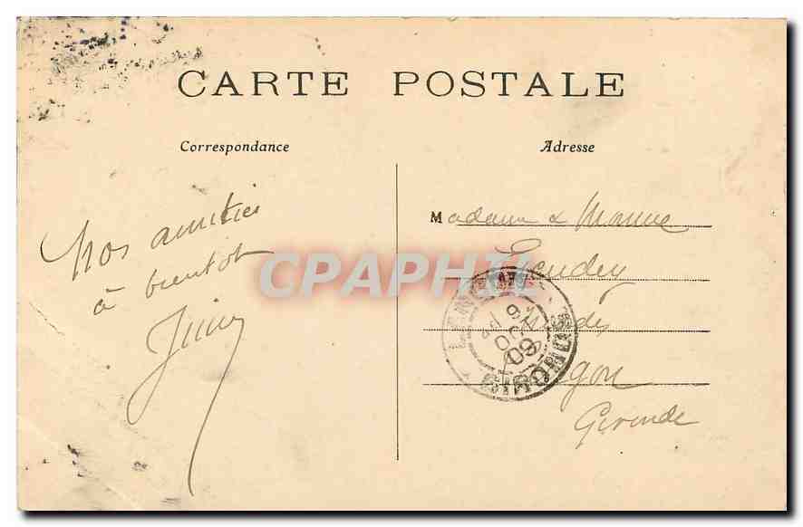 CPA Paris Le Dome des Invalides  — Verso