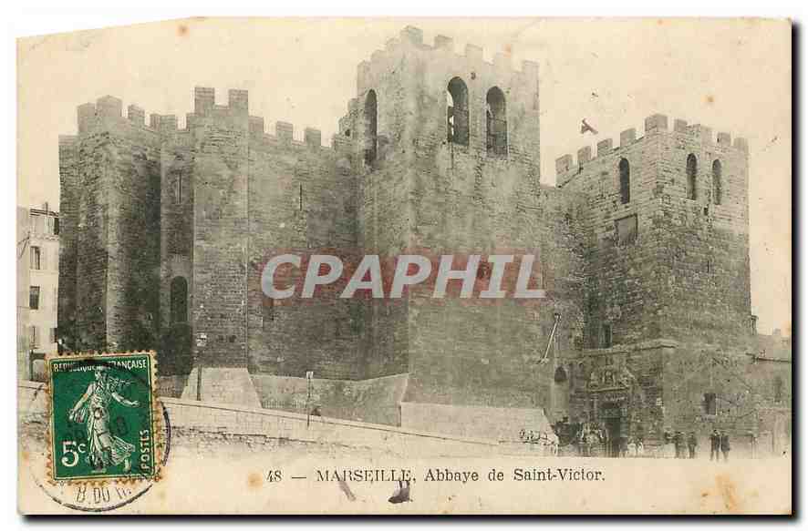 CPA Marseille Abbaye de Saint Victor 