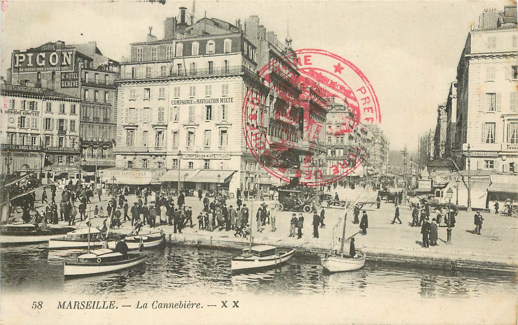CPA Marseille La Cannebiere 