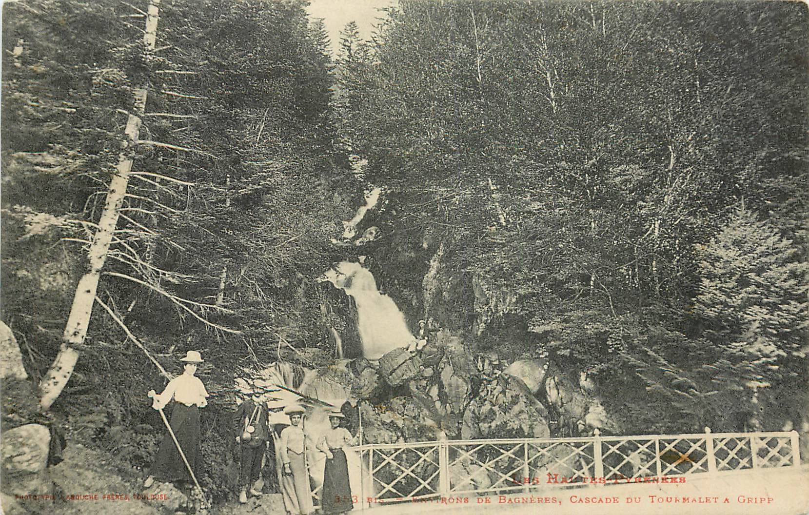 Les Maîtres Tyrennes — Cascade du Tourmalet à Gripp — Photographie Ardouche Frères, Toulouse