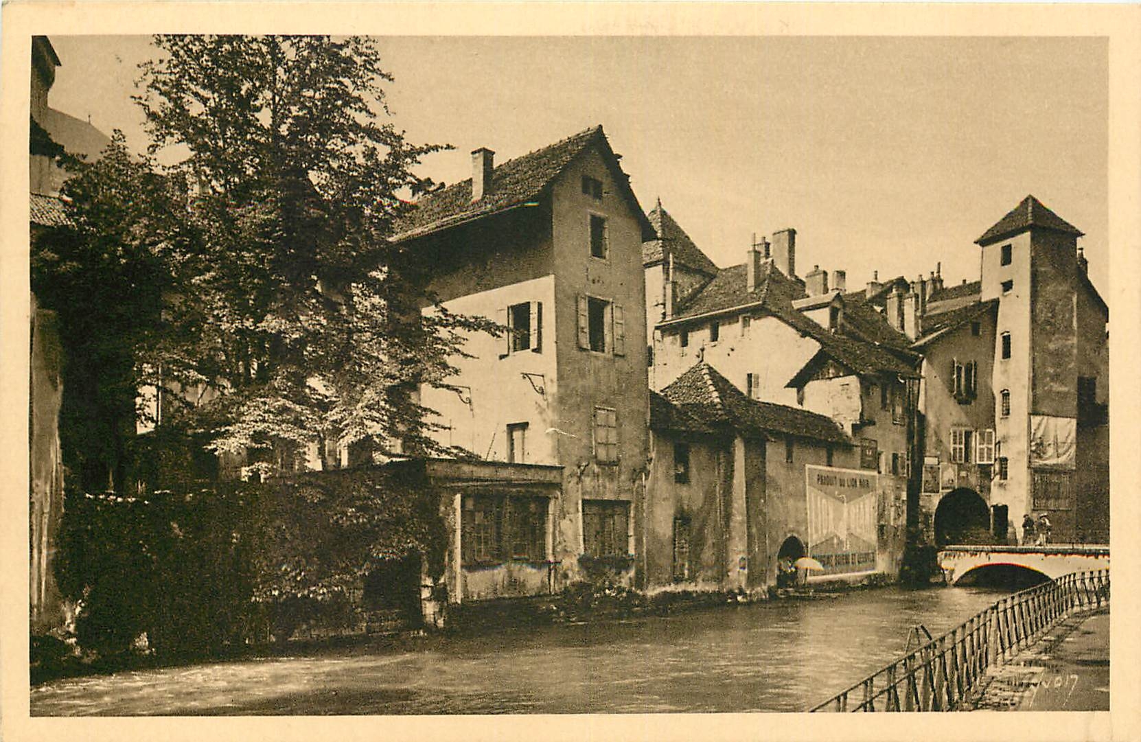 Annecy (Haute-Savoie) — Vieilles Maisons en bordure du Thiou — Les Éditions d'Art Thiou
