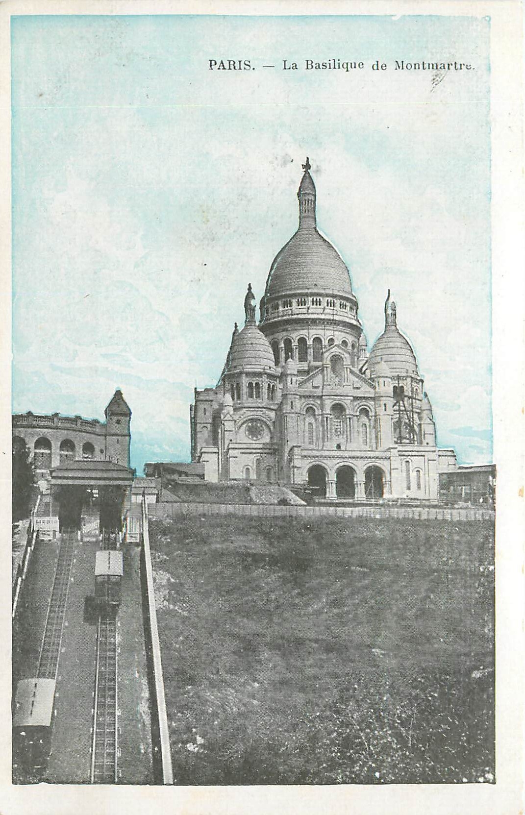 CPA Paris La Basilique de Montmartre 