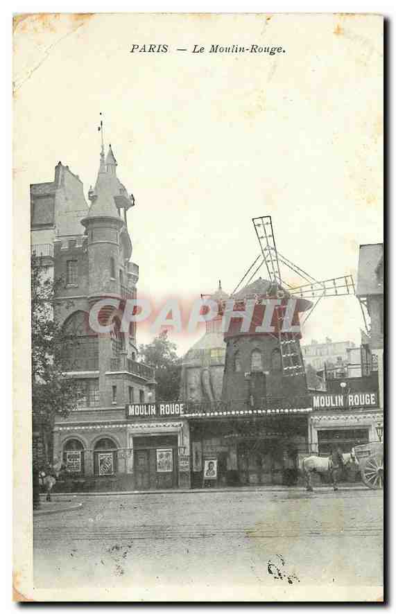 CPA Paris Le Moulin Rouge 