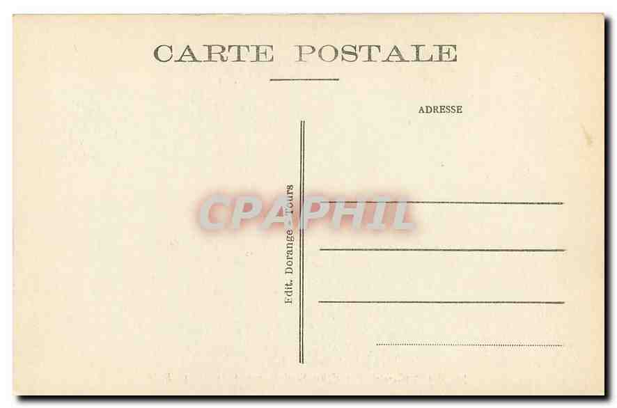 CPA Blois L et C Eglise Saint Nicolas Chapiteaux  — Verso