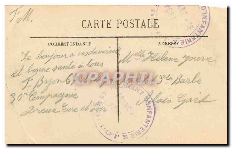 CPA Dreux Le Chemin de Ronde du Chateau  — Rückseite