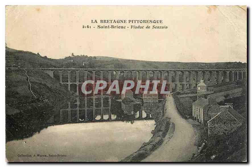 CPA Le Bretagne Pittoresque Saint Brieuc Viaduc de Souzain 