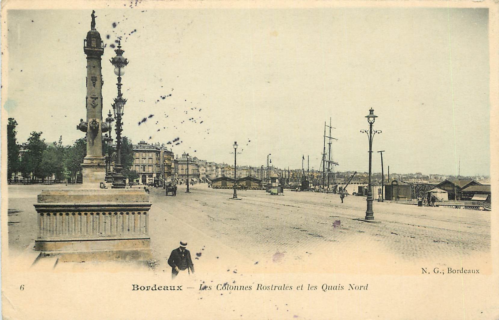 CPA Bordeaux Les Volonnes Restrules et les Quais Nord 