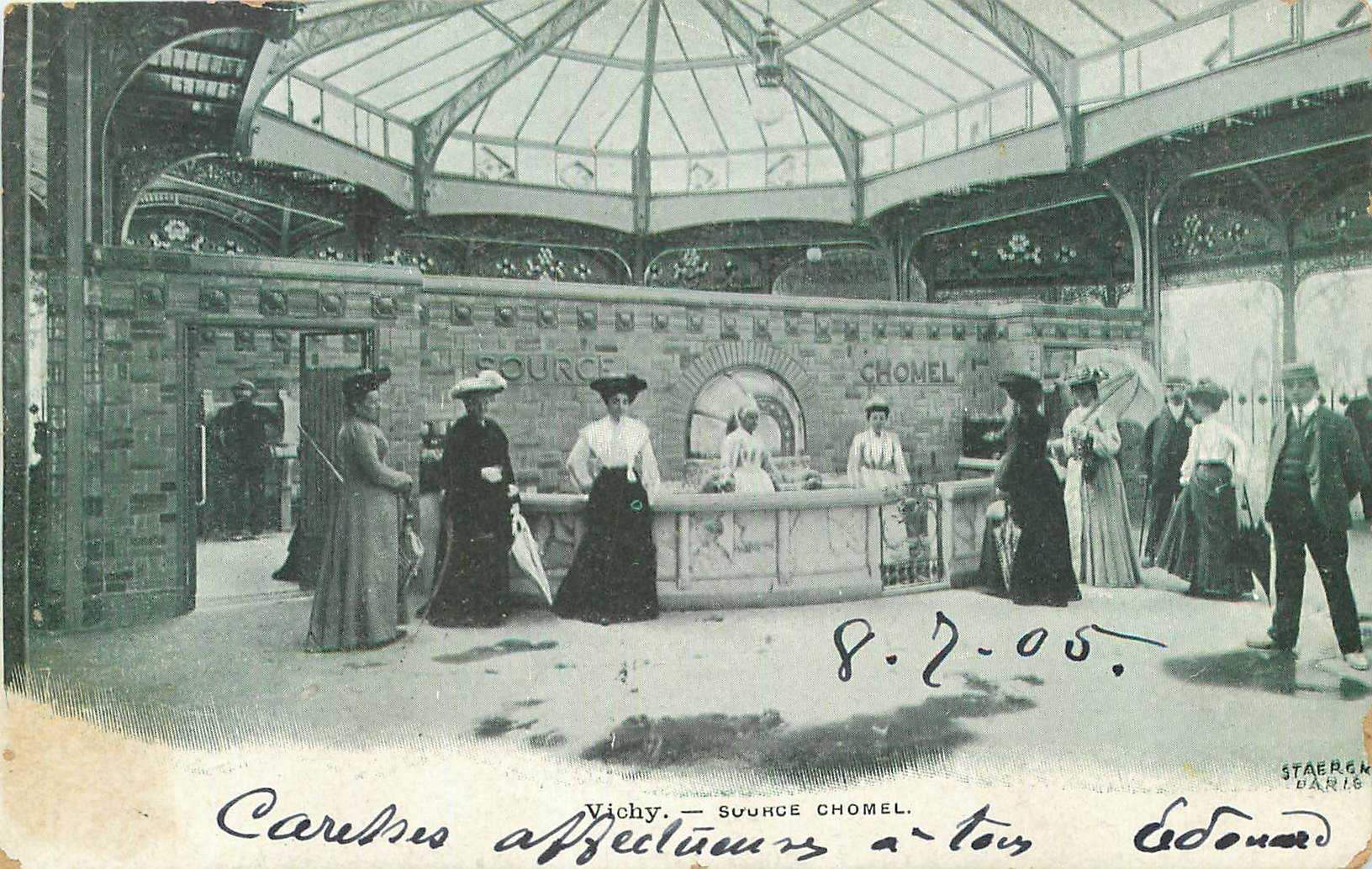CPA Vichy Source Chomel 