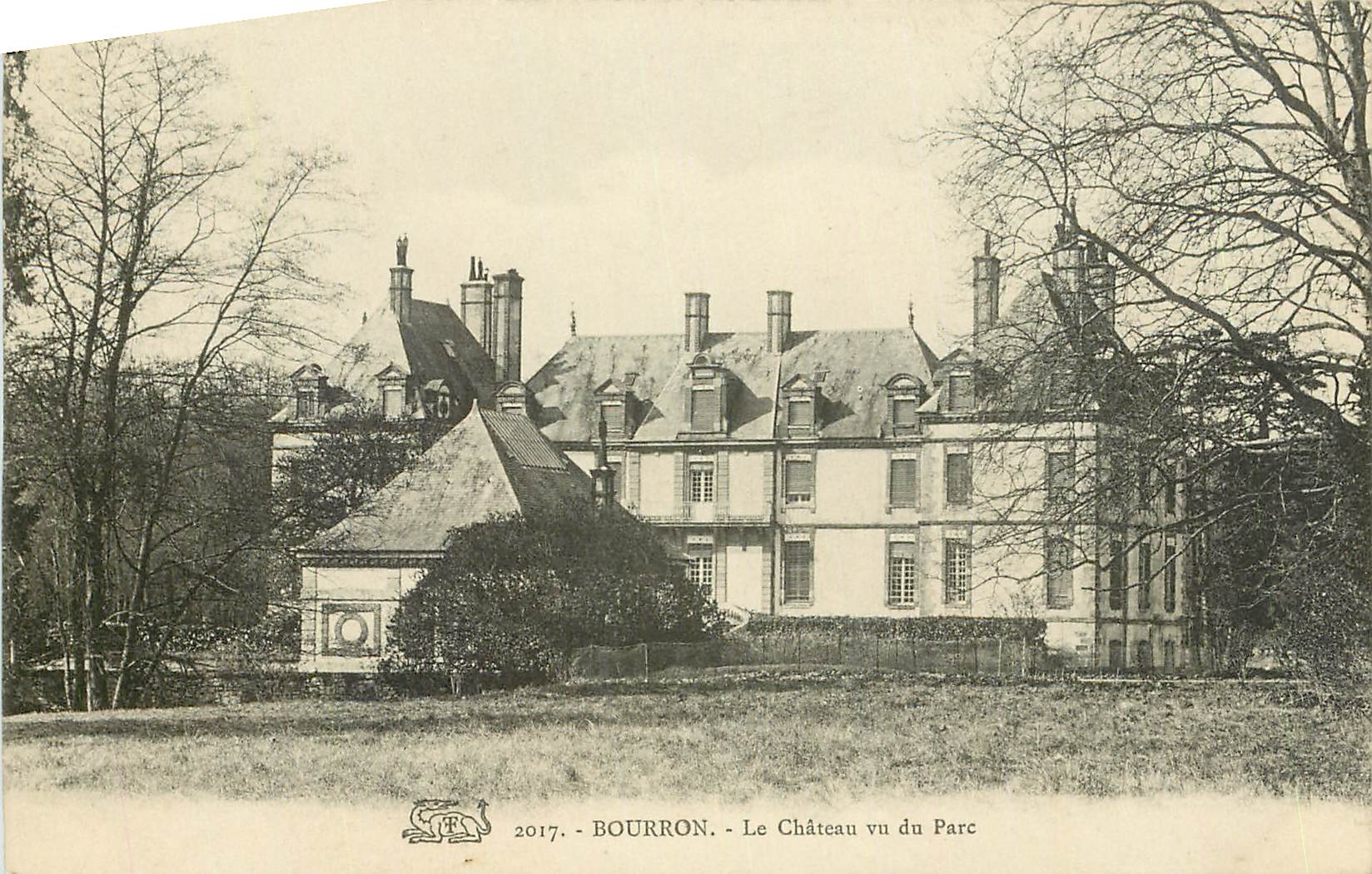 Bourron - Le Château vu du Parc — 2017 — éditeur non identifié - Recto