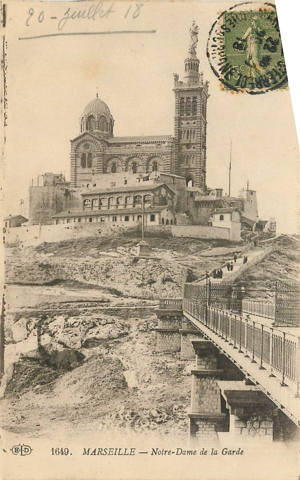 CPA Marseille Notre Dame de la Garde 