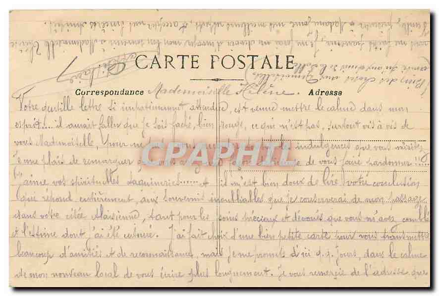 CPA Marseille N D de la Garde  — Rückseite