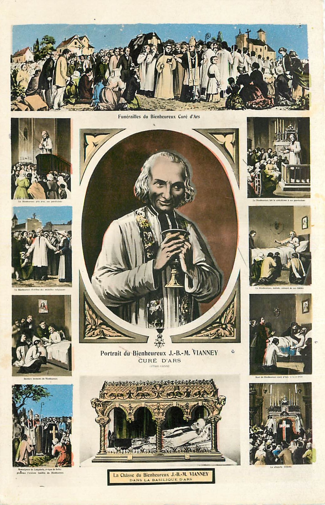 CPA Portrait du Bienheureux J B M Vianney cure d'Ars 