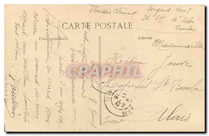 CPA Touloun La Cathedrale  — Rückseite