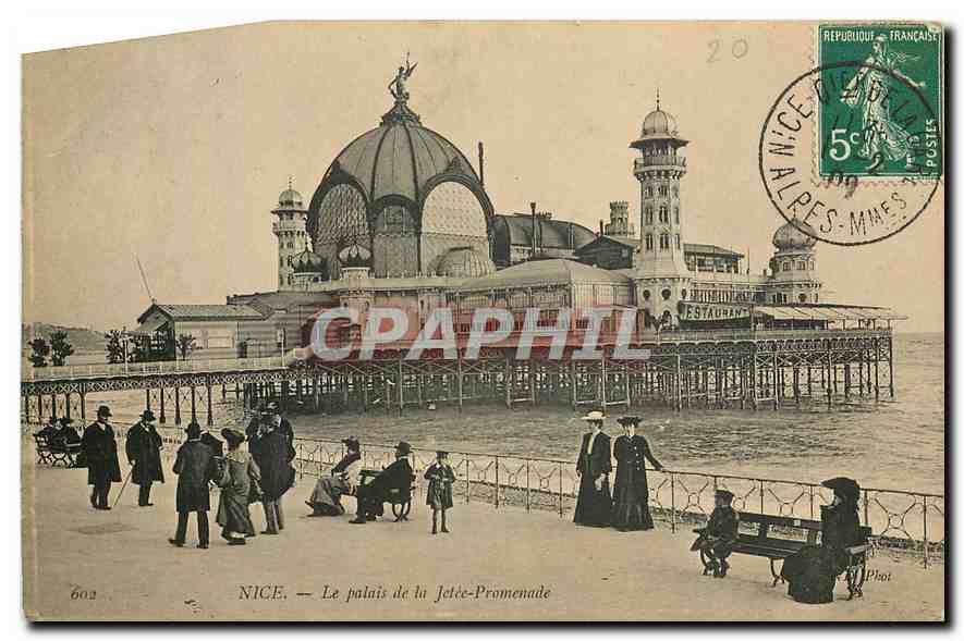 CPA Nice Le Palais de la Jetee Promenade 