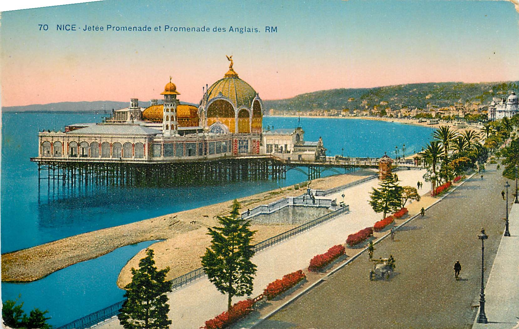 CPA Nice Jetee Promenade et Promenade des Anglais 