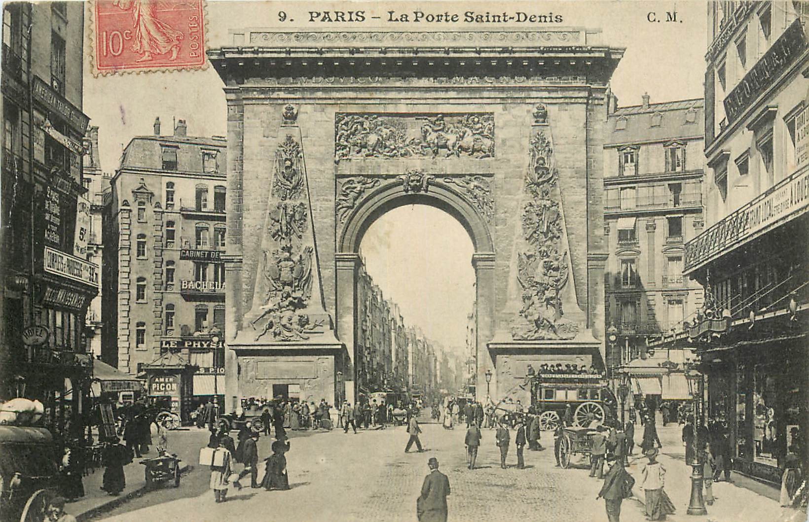 CPA Paris La Porte Saint Denis 